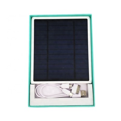 Trending usb portable solar power bank 10000mah